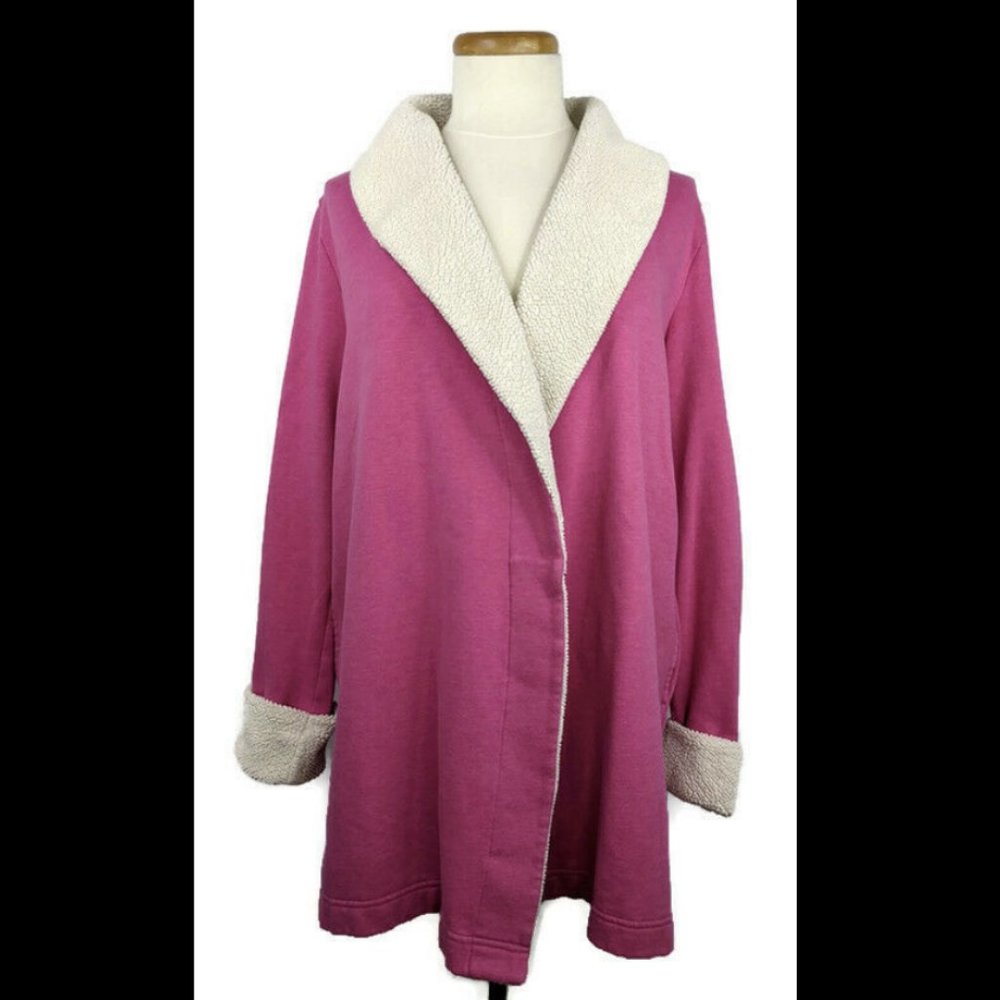 Vintage Victoria's Secret Sherpa Robe Pink Size S